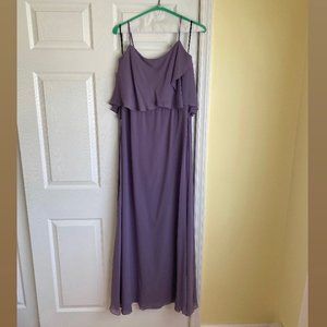 Bill Levkof Bridesmaid Dress in Victorian Lilac